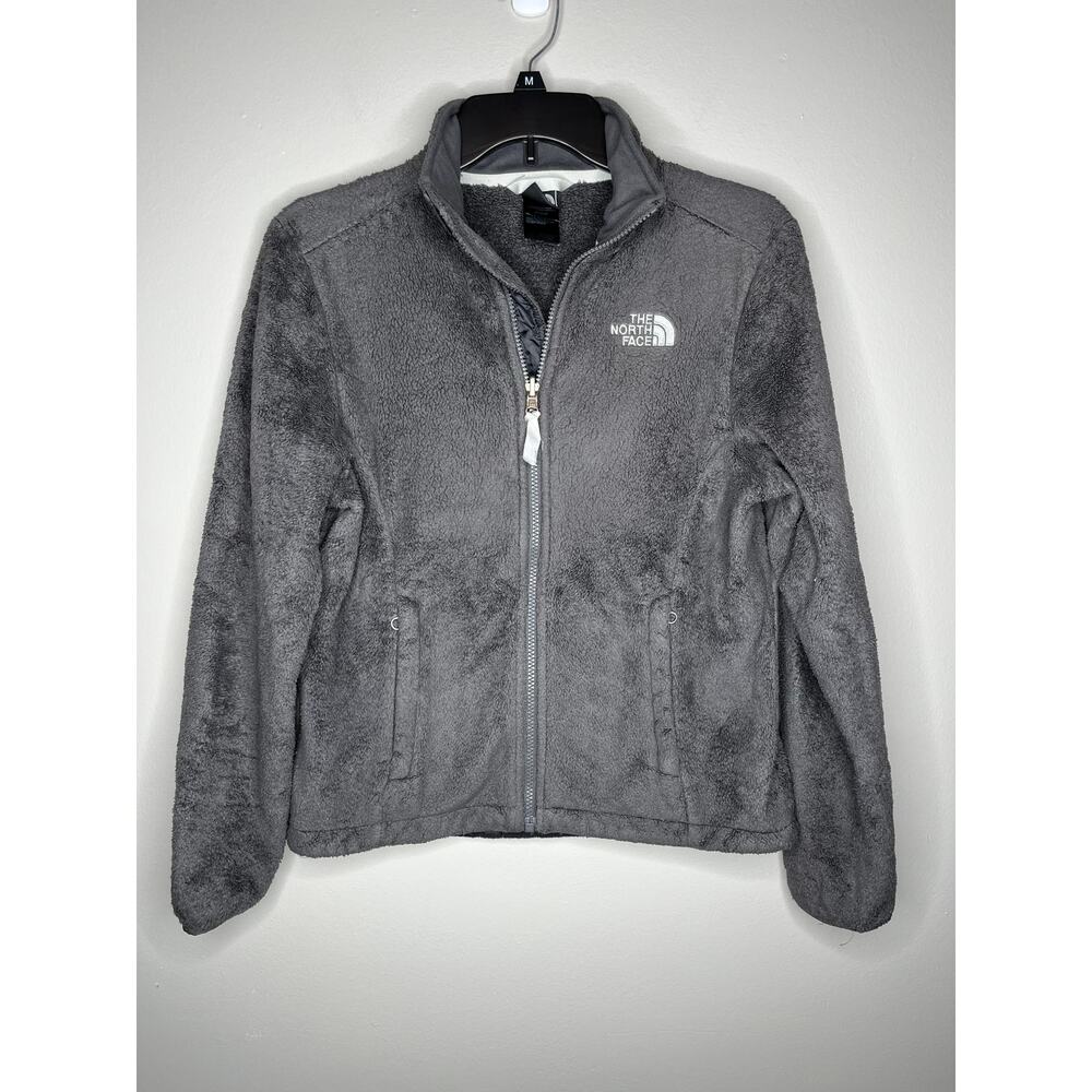 The North Face Dark Grey Fuzzy Osito Fleece Womens Jacket Size XS